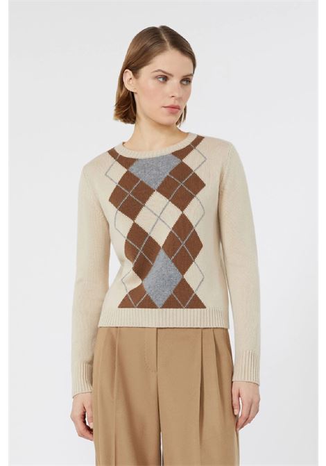 Maglia in lana e cachemire Argyle MAX MARA Studio | 2626366082600001